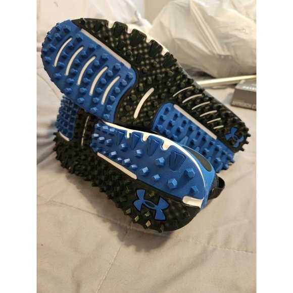 UNDER ARMOUR UA CHARGED STEPH CURRY SL BLUE GOLF SHOES 3025072-001 MENS SZ 11 - Picture 2 of 4